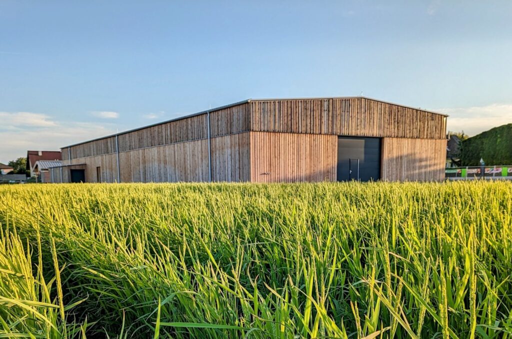 Die neue Reishalle in Gerasdorf